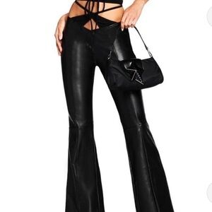 I.AM.GIA CRISS CROSS LEATHER PANTS 🖤